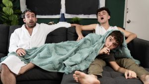 Jay Stroke fucks Sam Ledger in “Swallow for Stepdad”
